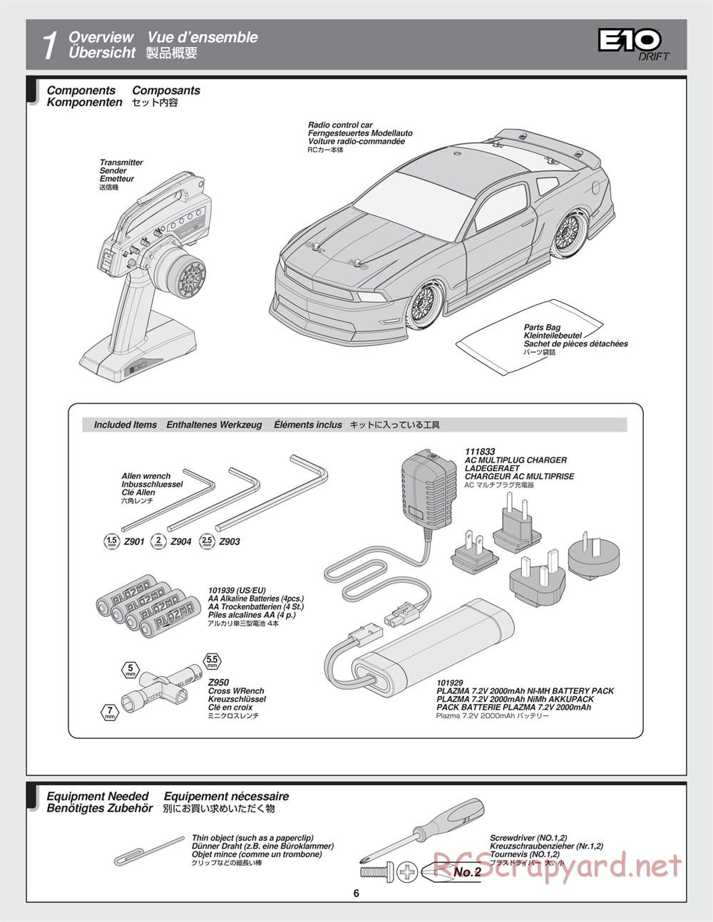HPI - E10 Drift - Manual - Page 6