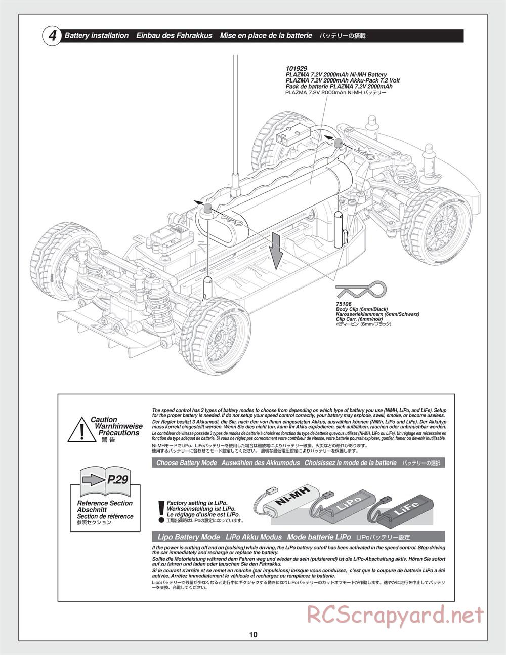 HPI - E10 Drift - Manual - Page 10