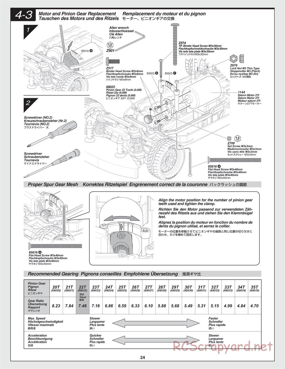 HPI - E10 Drift - Manual - Page 24