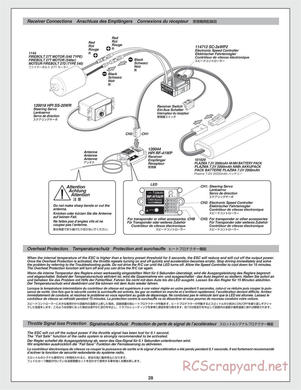 HPI - E10 Drift - Manual - Page 28