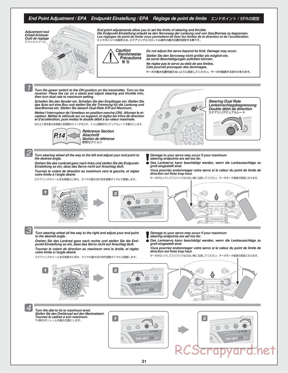 HPI - E10 Drift - Manual - Page 31