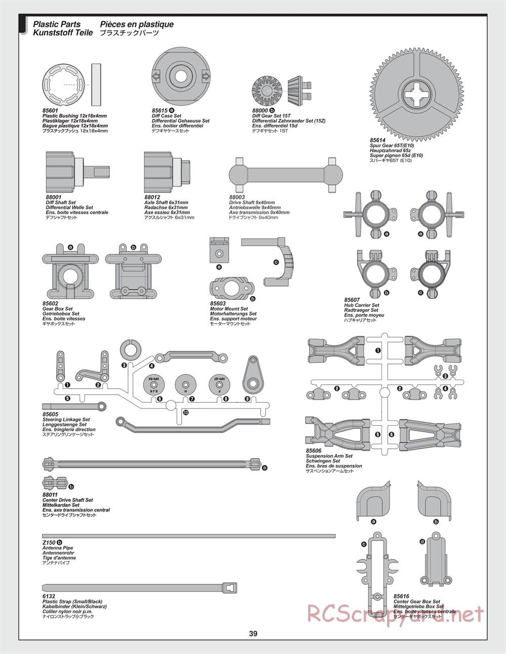 HPI - E10 Drift - Manual - Page 39