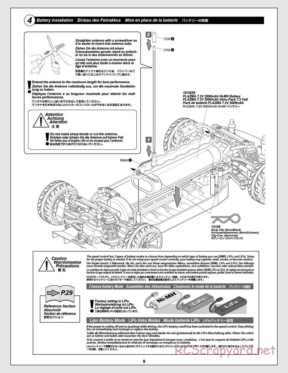 HPI - E10 - Manual - Page 9