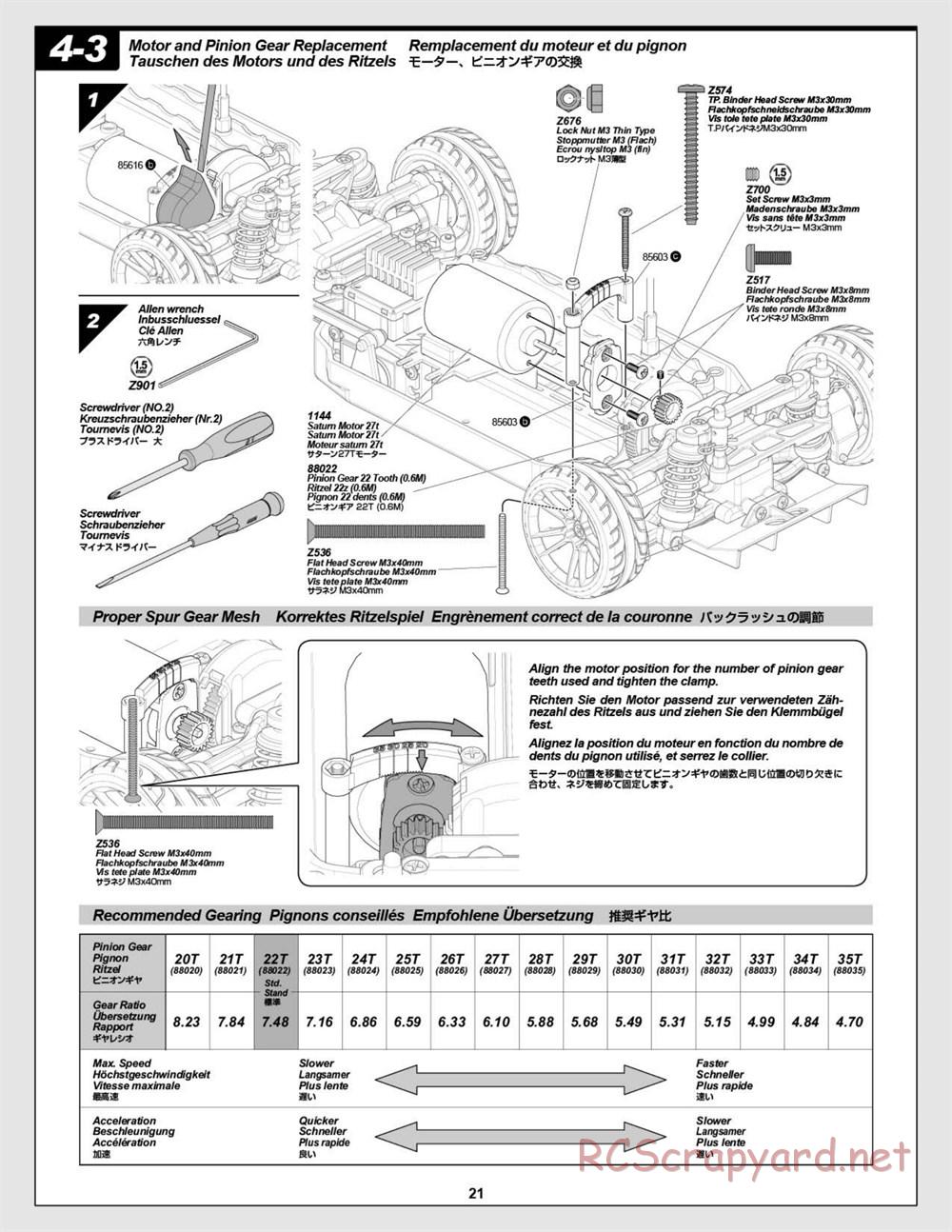 HPI - E10 - Manual - Page 21
