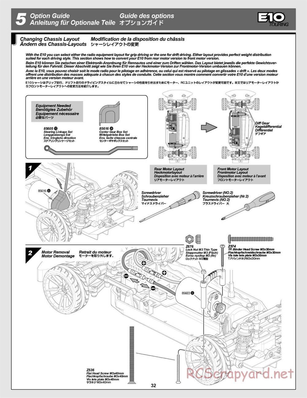 HPI - E10 - Manual - Page 32