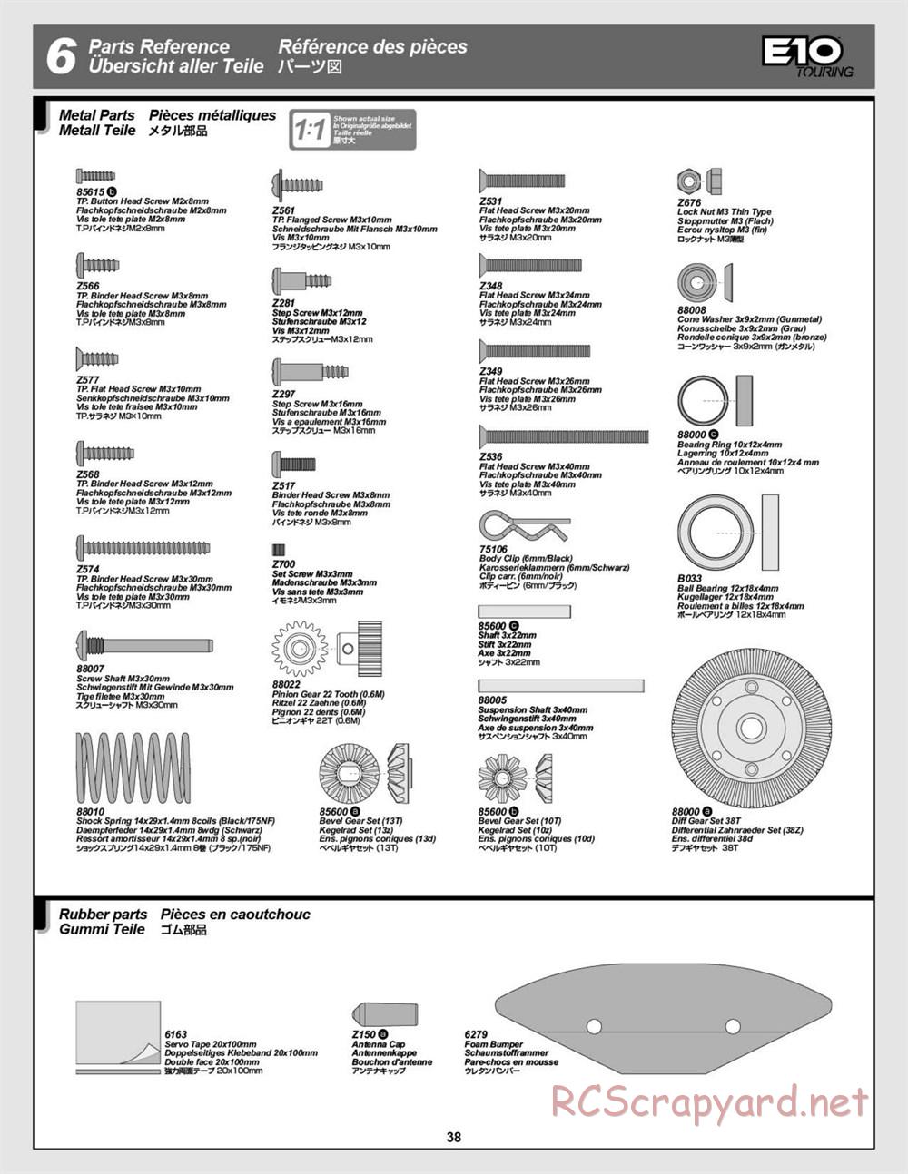 HPI - E10 - Manual - Page 38