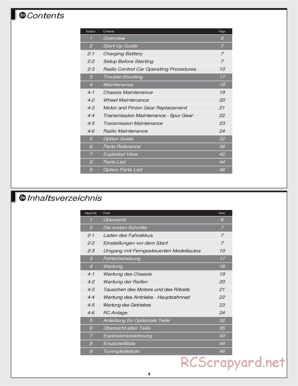 HPI - E10 - Manual - Page 4
