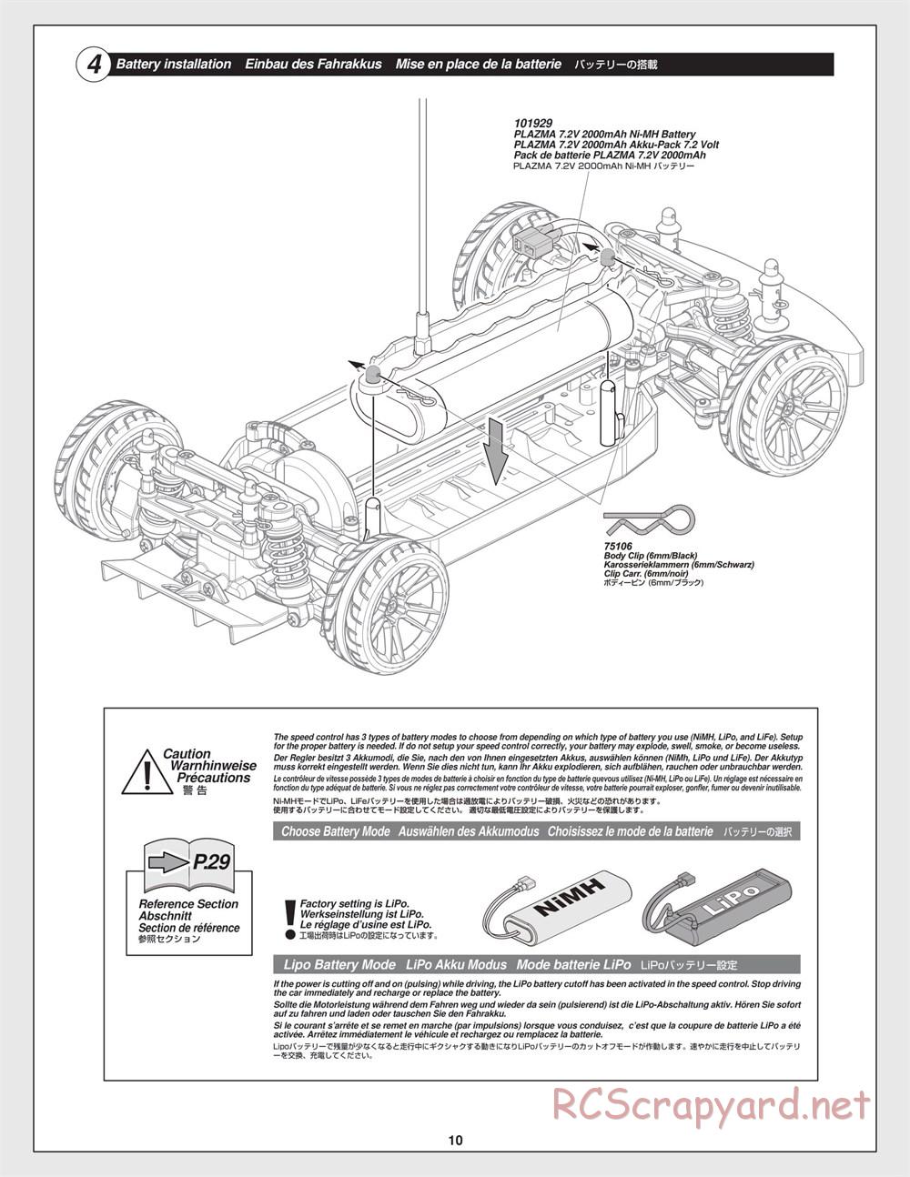 HPI - E10 - Manual - Page 10
