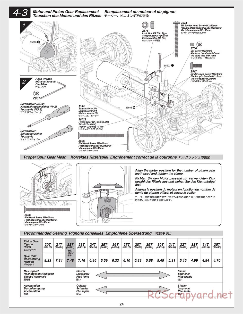 HPI - E10 - Manual - Page 24