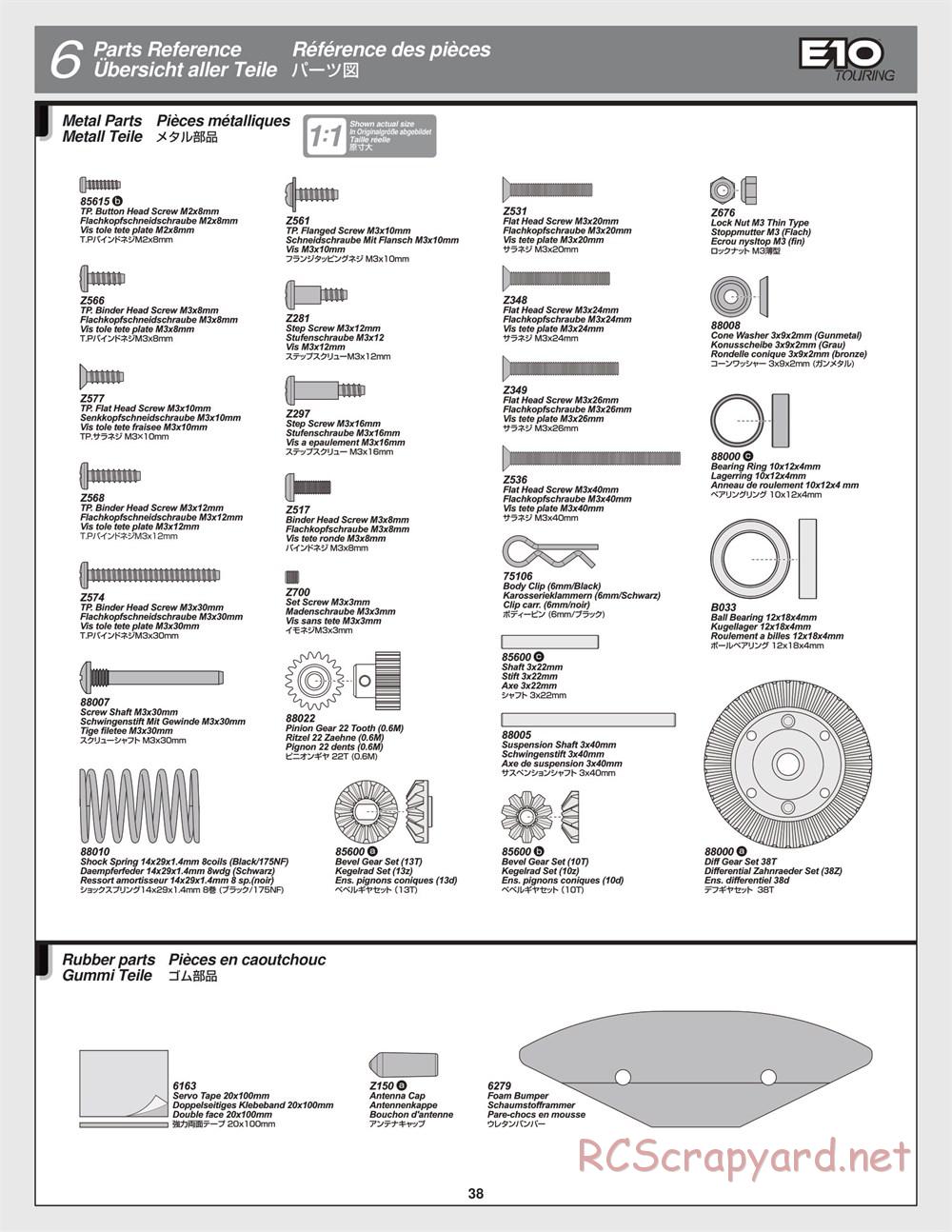 HPI - E10 - Manual - Page 38