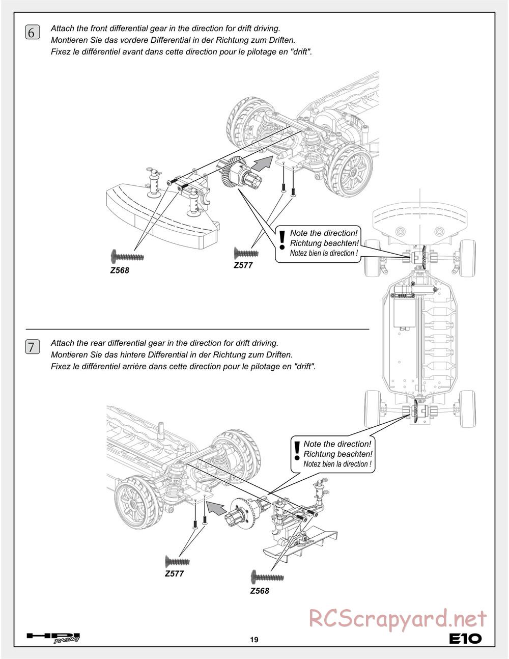 HPI - E10 - Manual - Page 19