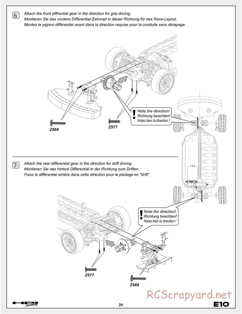 HPI - E10 - Manual - Page 24