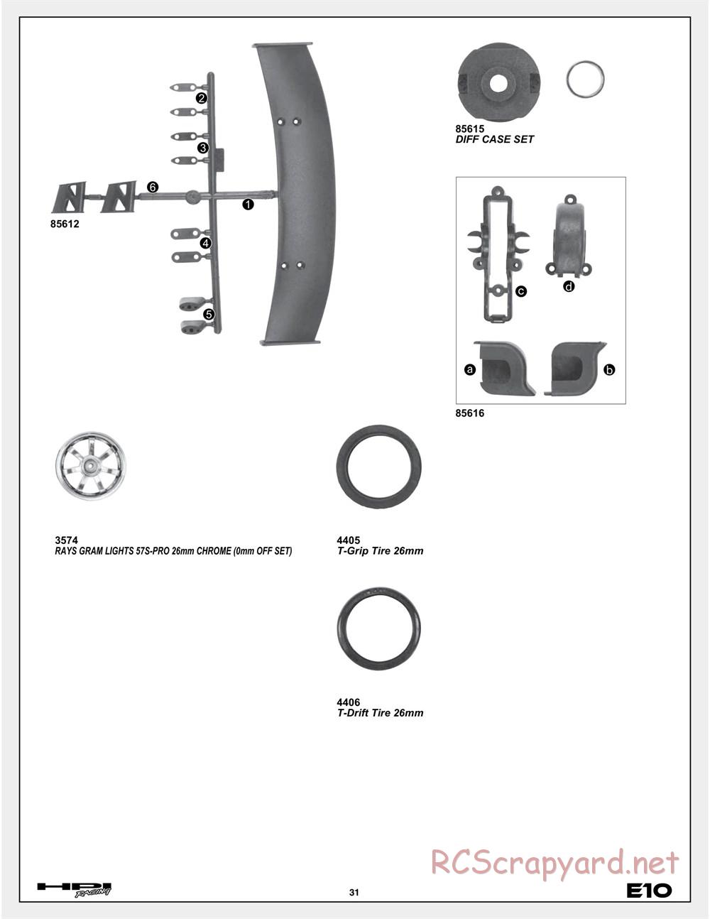 HPI - E10 - Manual - Page 31