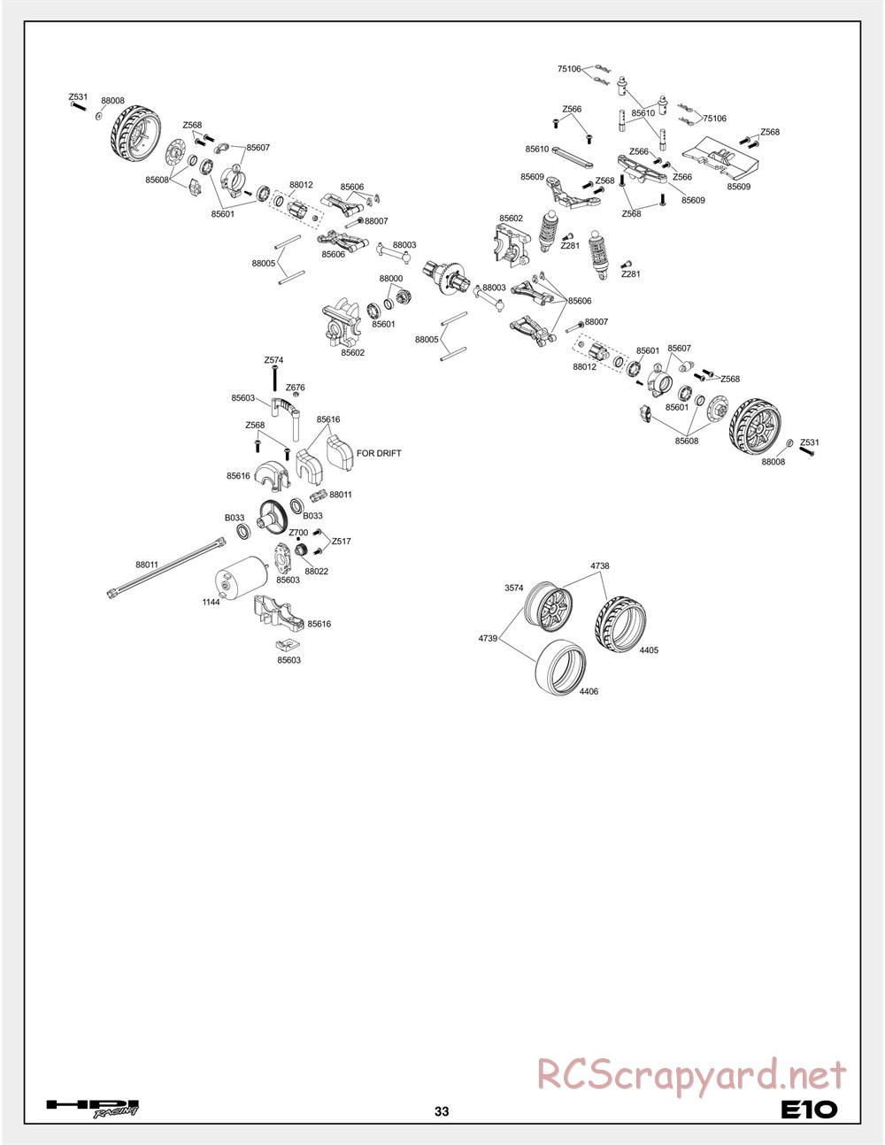 HPI - E10 - Manual - Page 33