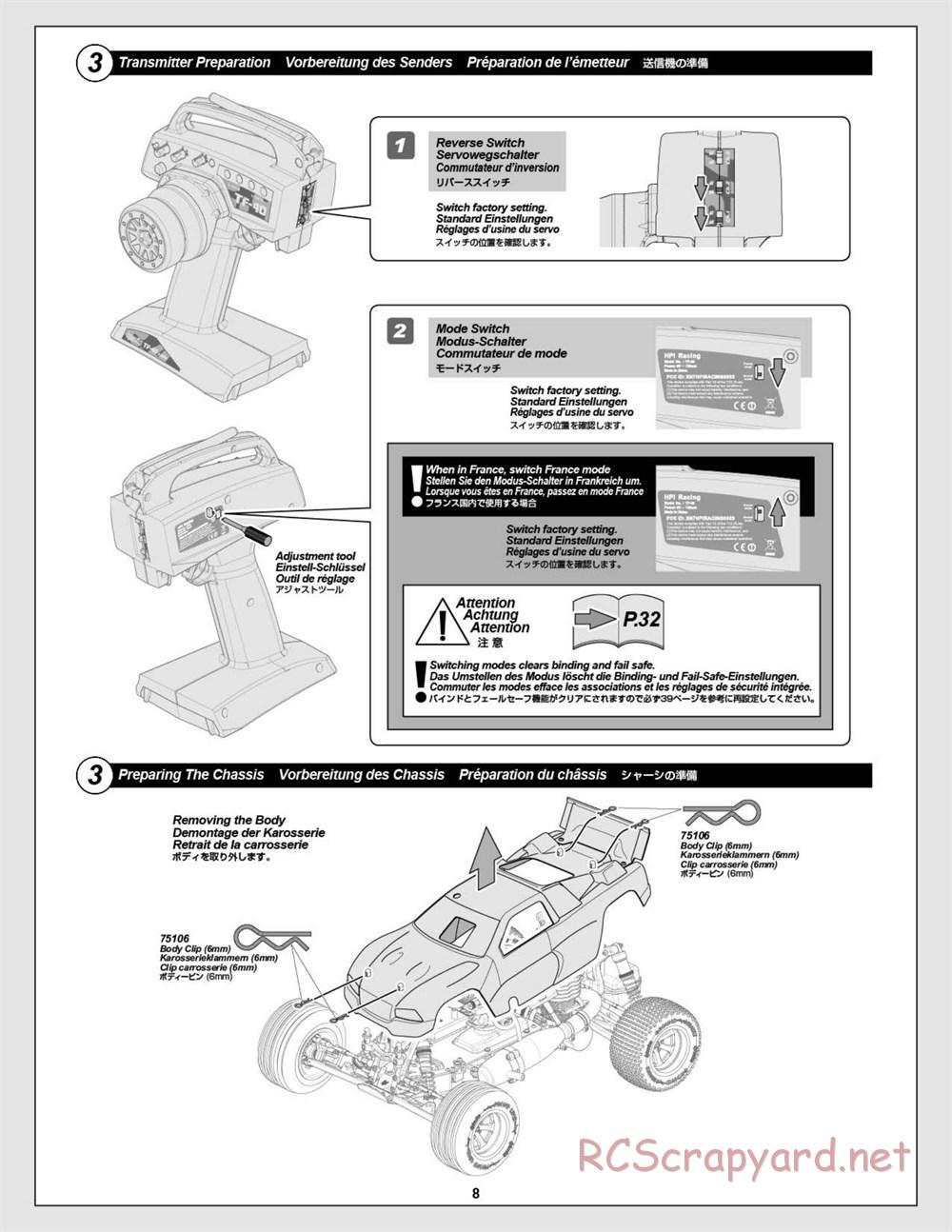 HPI - Firestorm 10T - Manual - Page 8