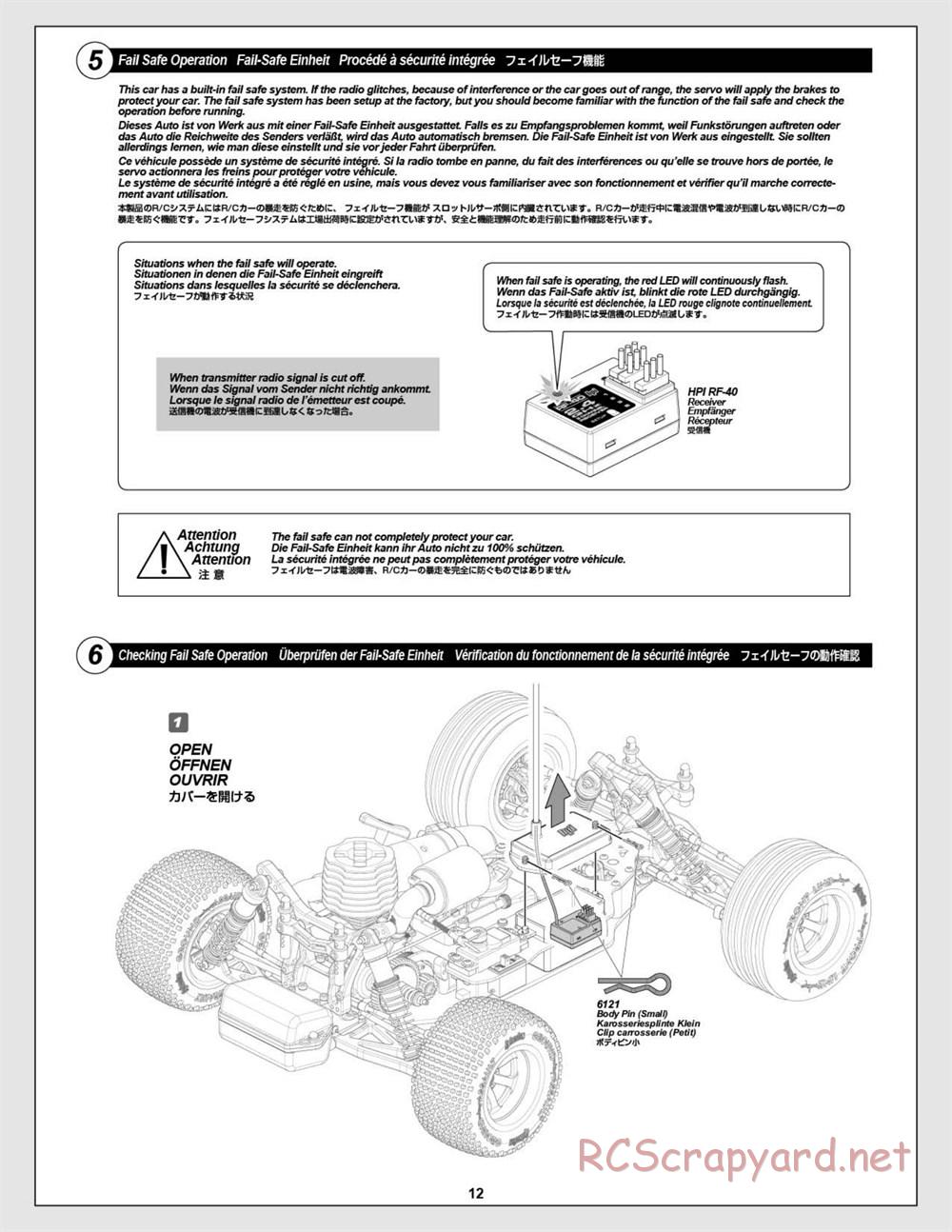 HPI - Firestorm 10T - Manual - Page 12