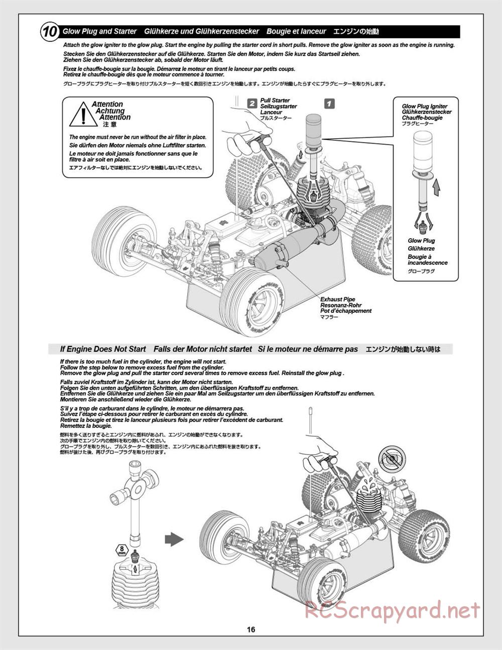 HPI - Firestorm 10T - Manual - Page 16