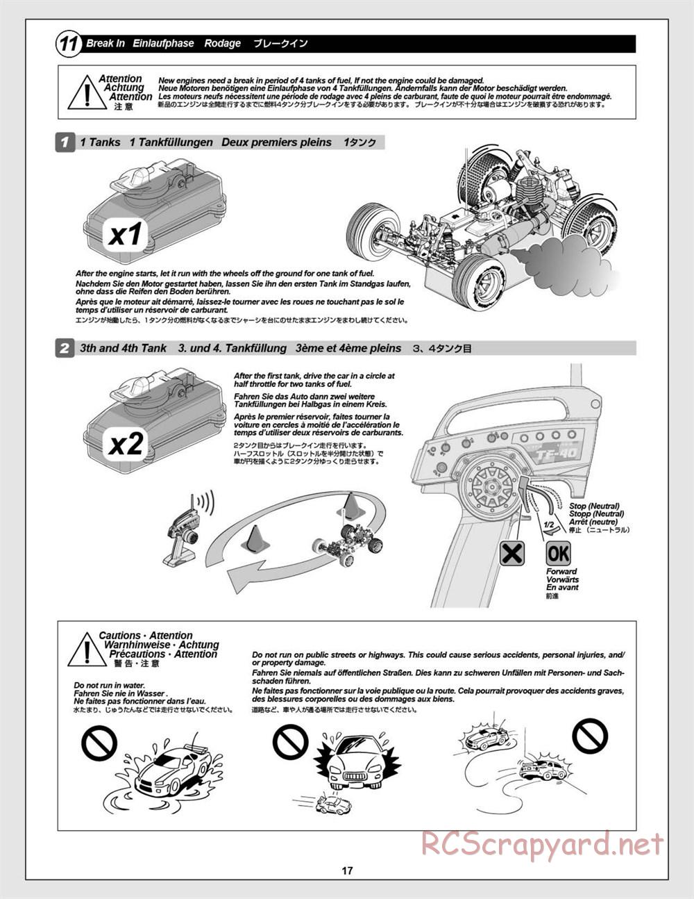 HPI - Firestorm 10T - Manual - Page 17