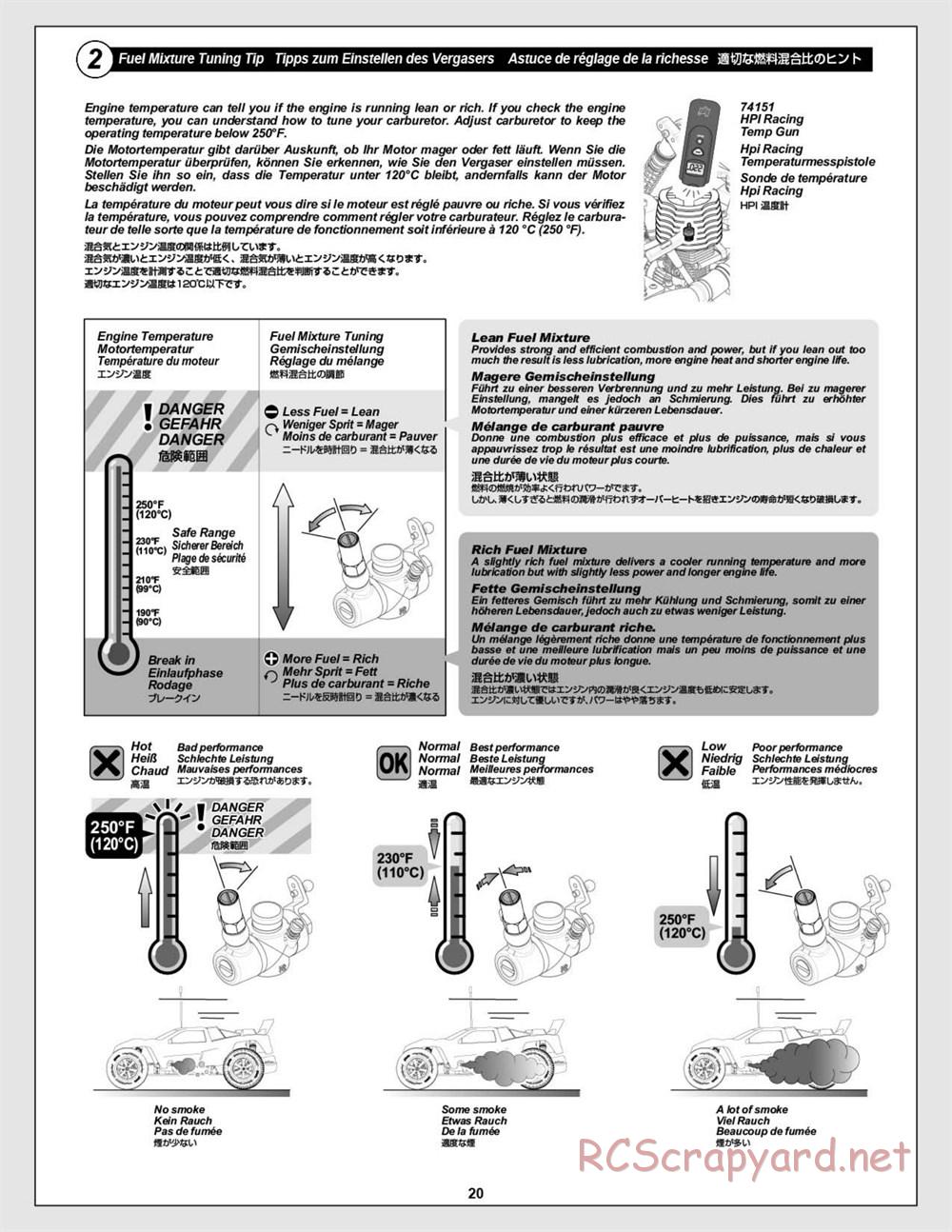 HPI - Firestorm 10T - Manual - Page 20