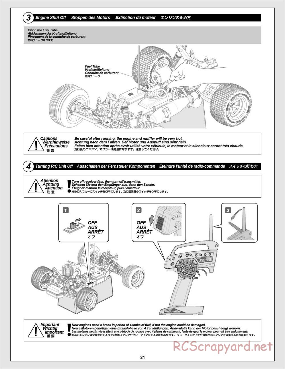 HPI - Firestorm 10T - Manual - Page 21