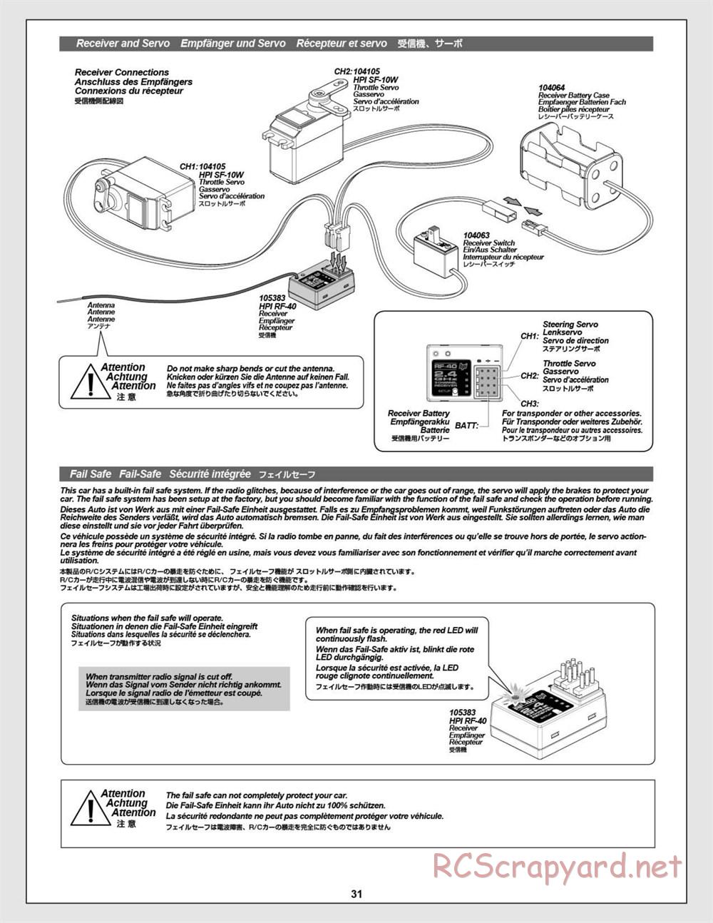 HPI - Firestorm 10T - Manual - Page 31