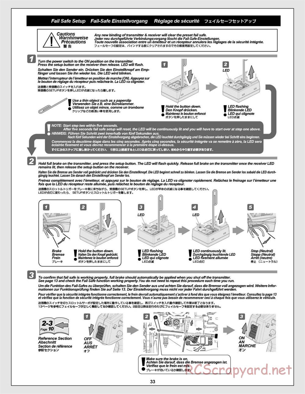 HPI - Firestorm 10T - Manual - Page 33