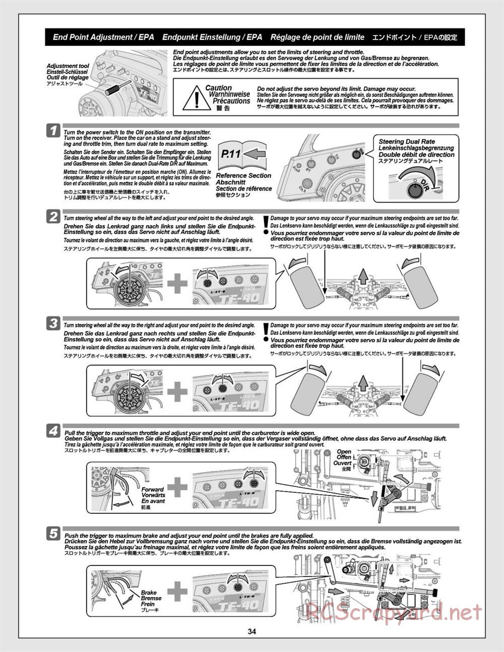 HPI - Firestorm 10T - Manual - Page 34