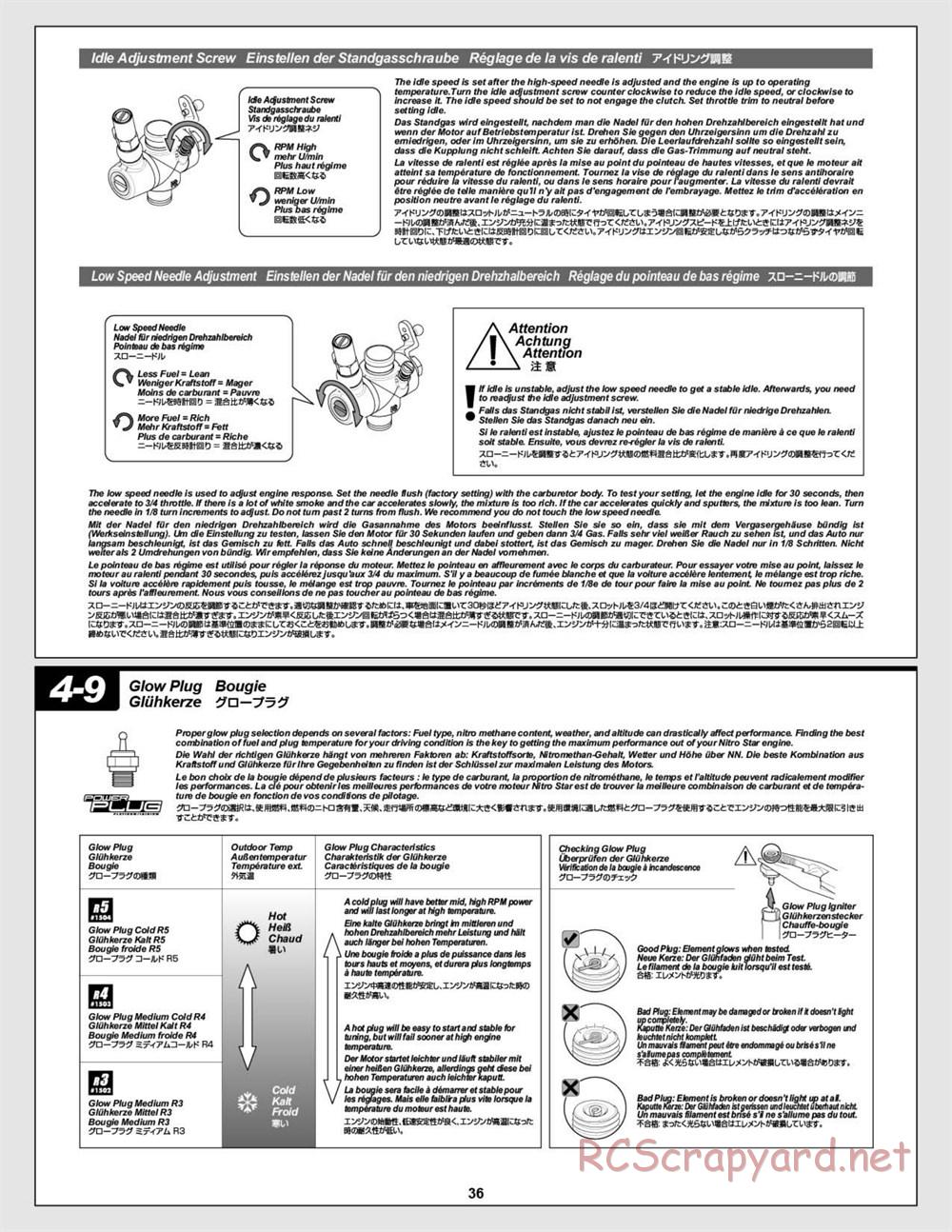 HPI - Firestorm 10T - Manual - Page 36