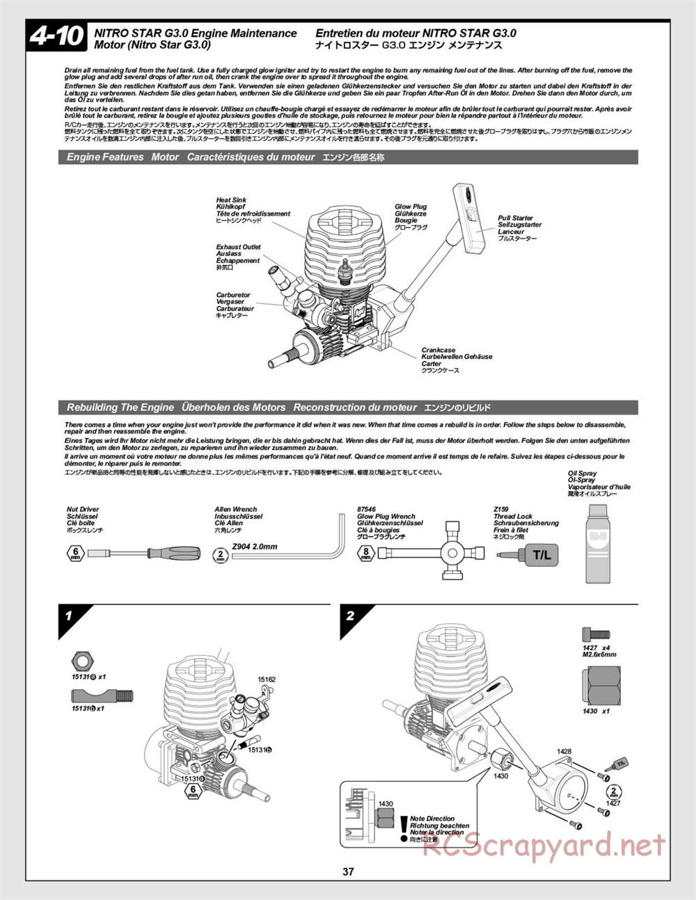 HPI - Firestorm 10T - Manual - Page 37