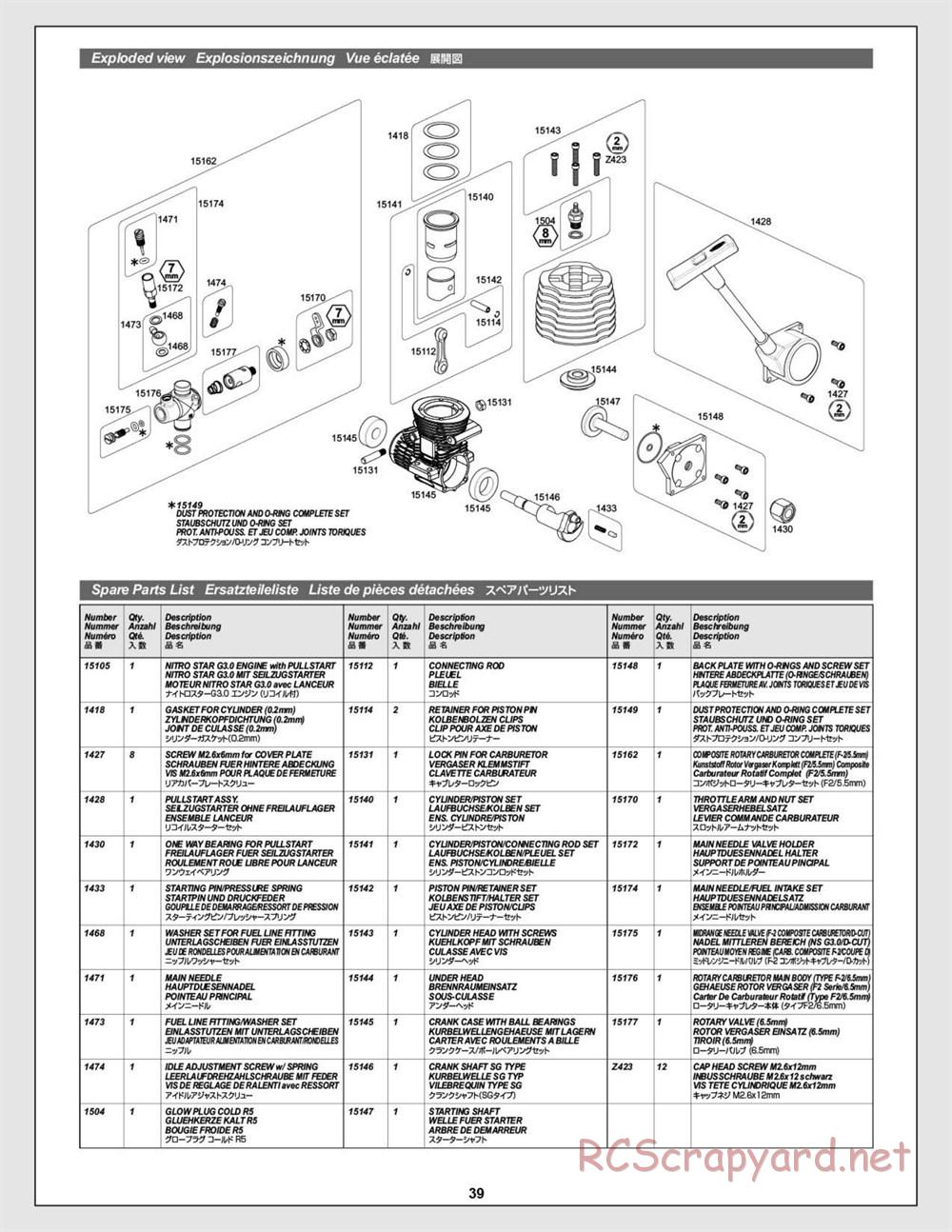 HPI - Firestorm 10T - Manual - Page 39