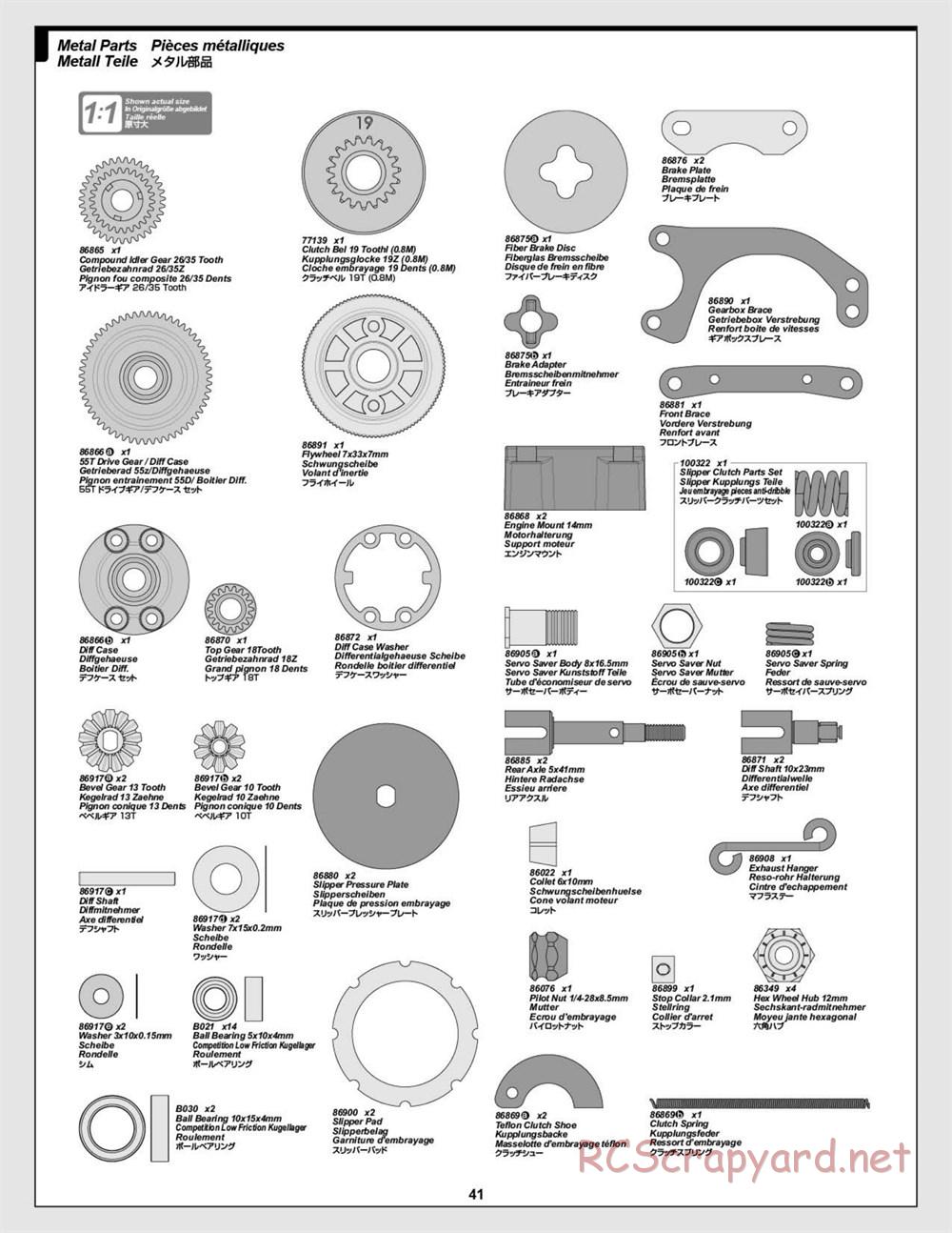 HPI - Firestorm 10T - Manual - Page 41