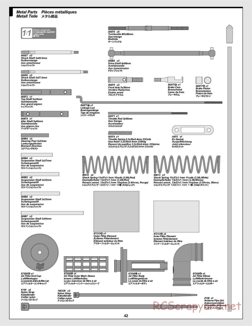 HPI - Firestorm 10T - Manual - Page 42