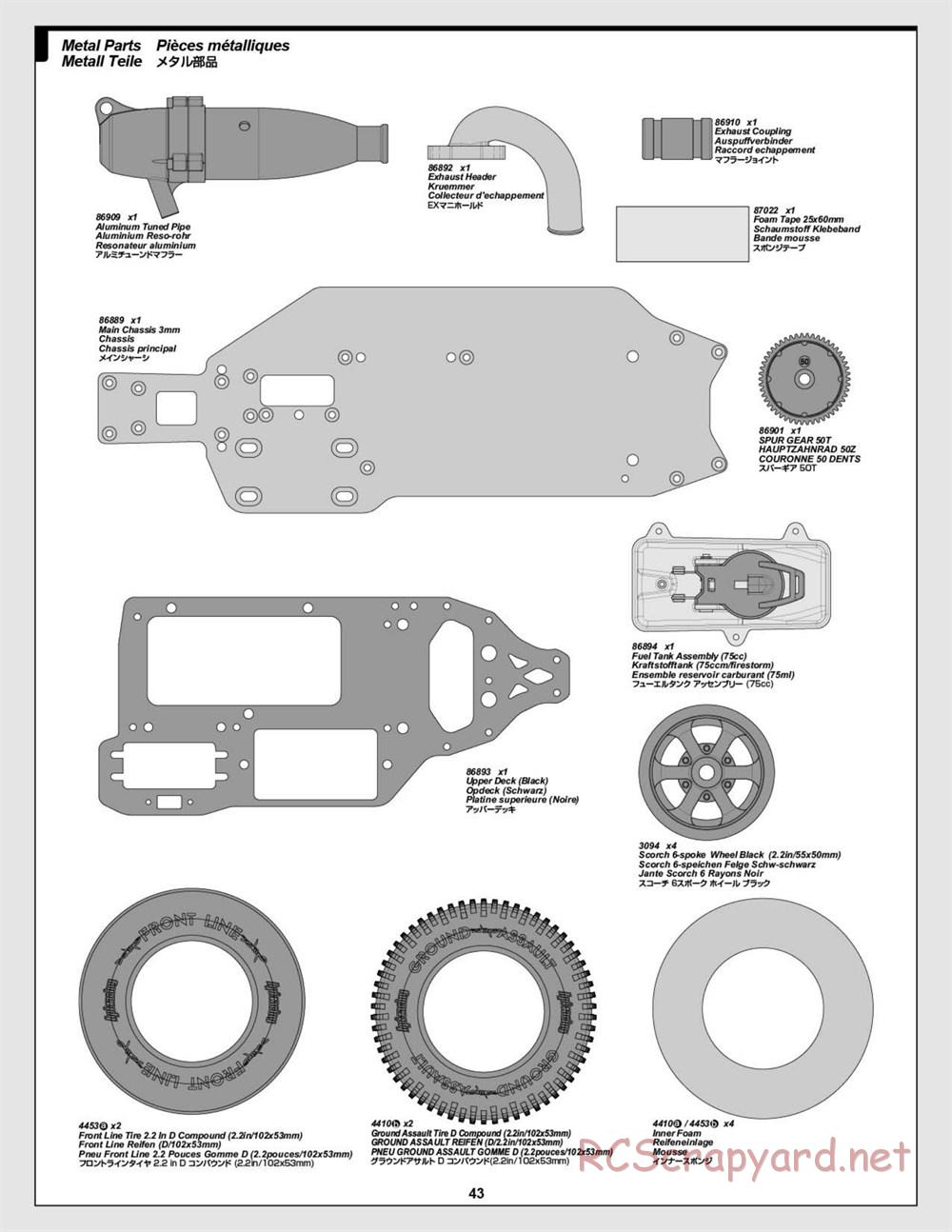 HPI - Firestorm 10T - Manual - Page 43