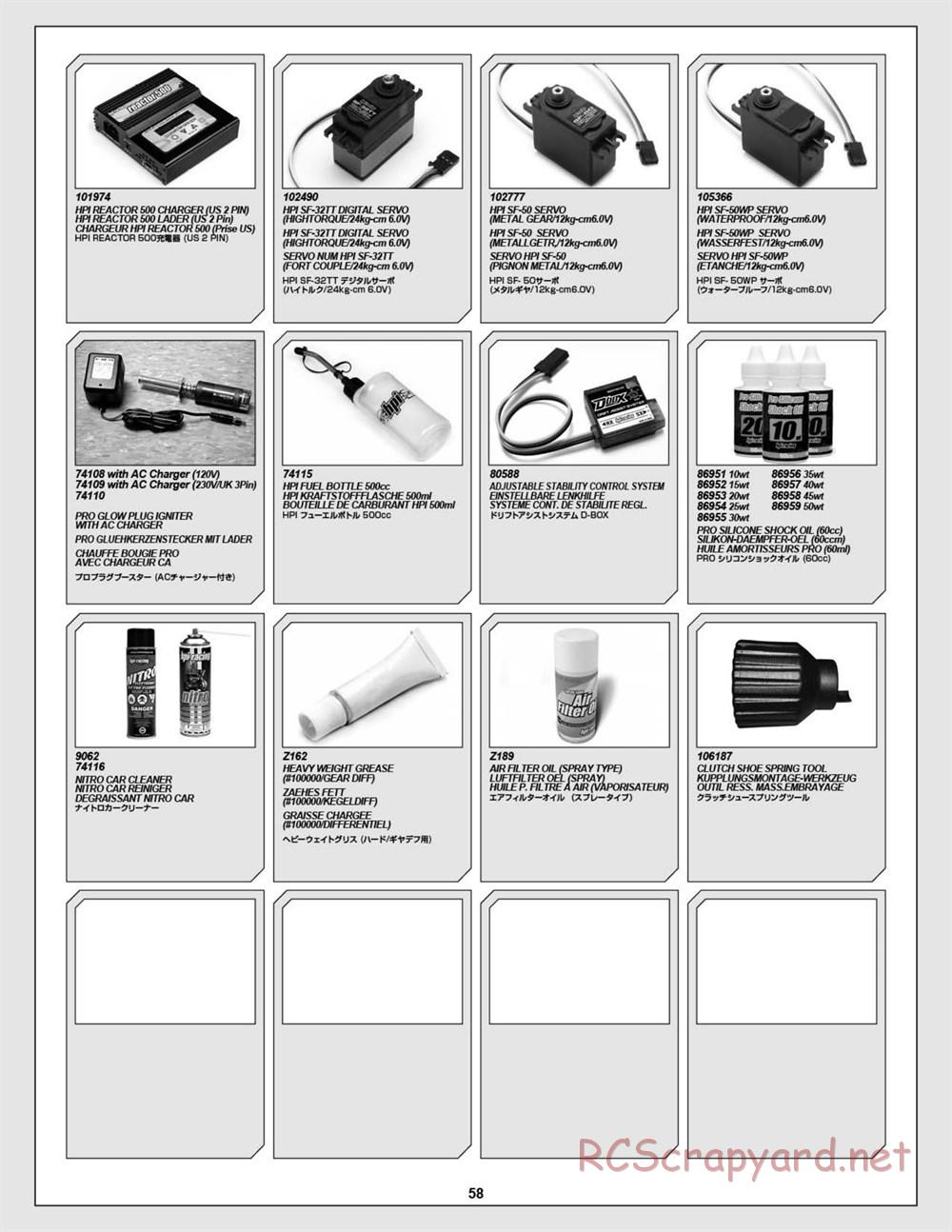 HPI - Firestorm 10T - Exploded View - Page 58