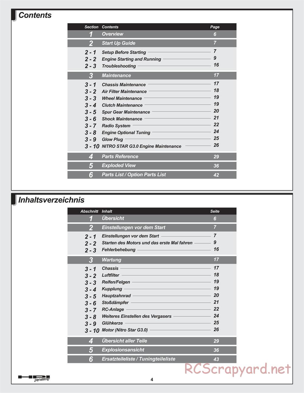 HPI - Firestorm 10T - Manual - Page 4