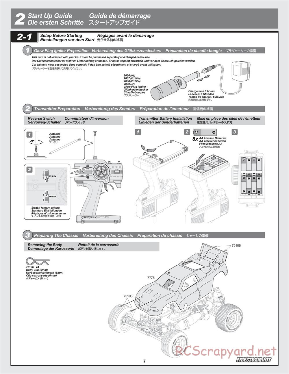 HPI - Firestorm 10T - Manual - Page 7