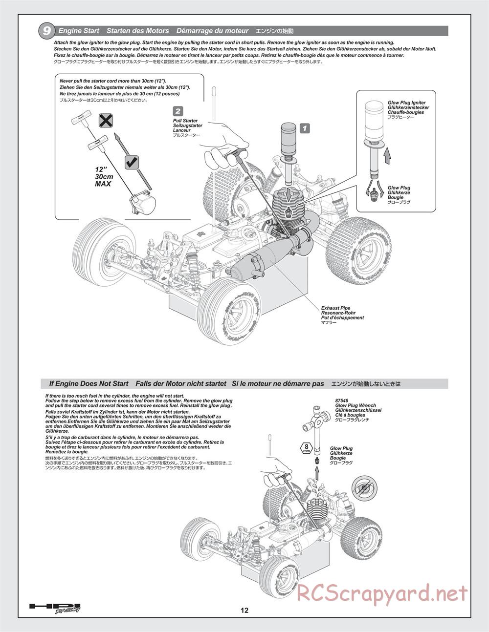HPI - Firestorm 10T - Manual - Page 12