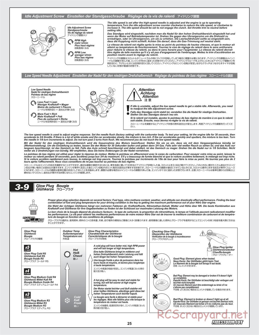 HPI - Firestorm 10T - Manual - Page 25
