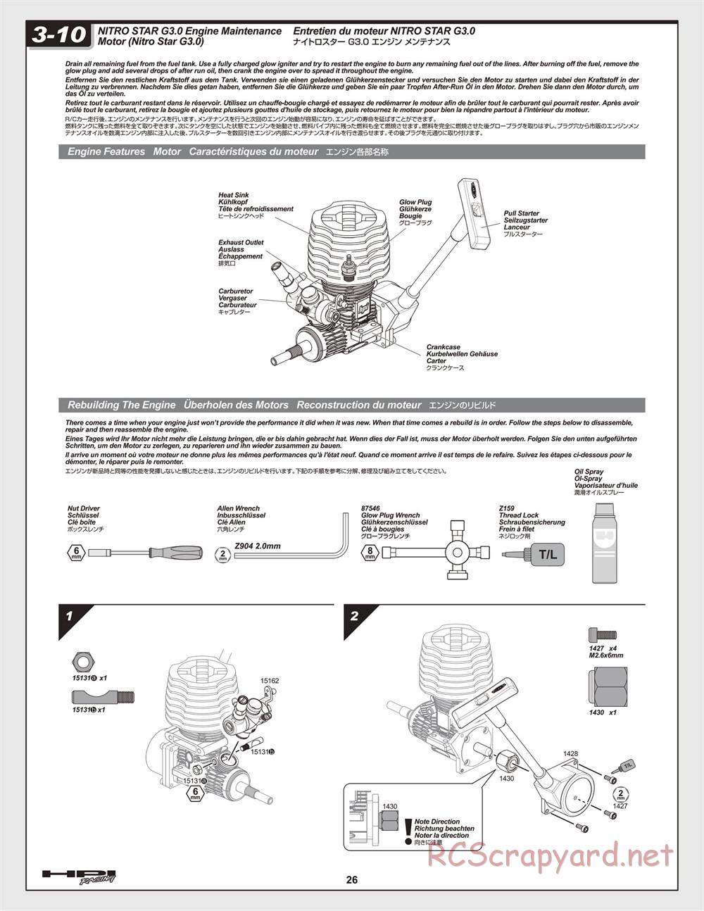 HPI - Firestorm 10T - Manual - Page 26