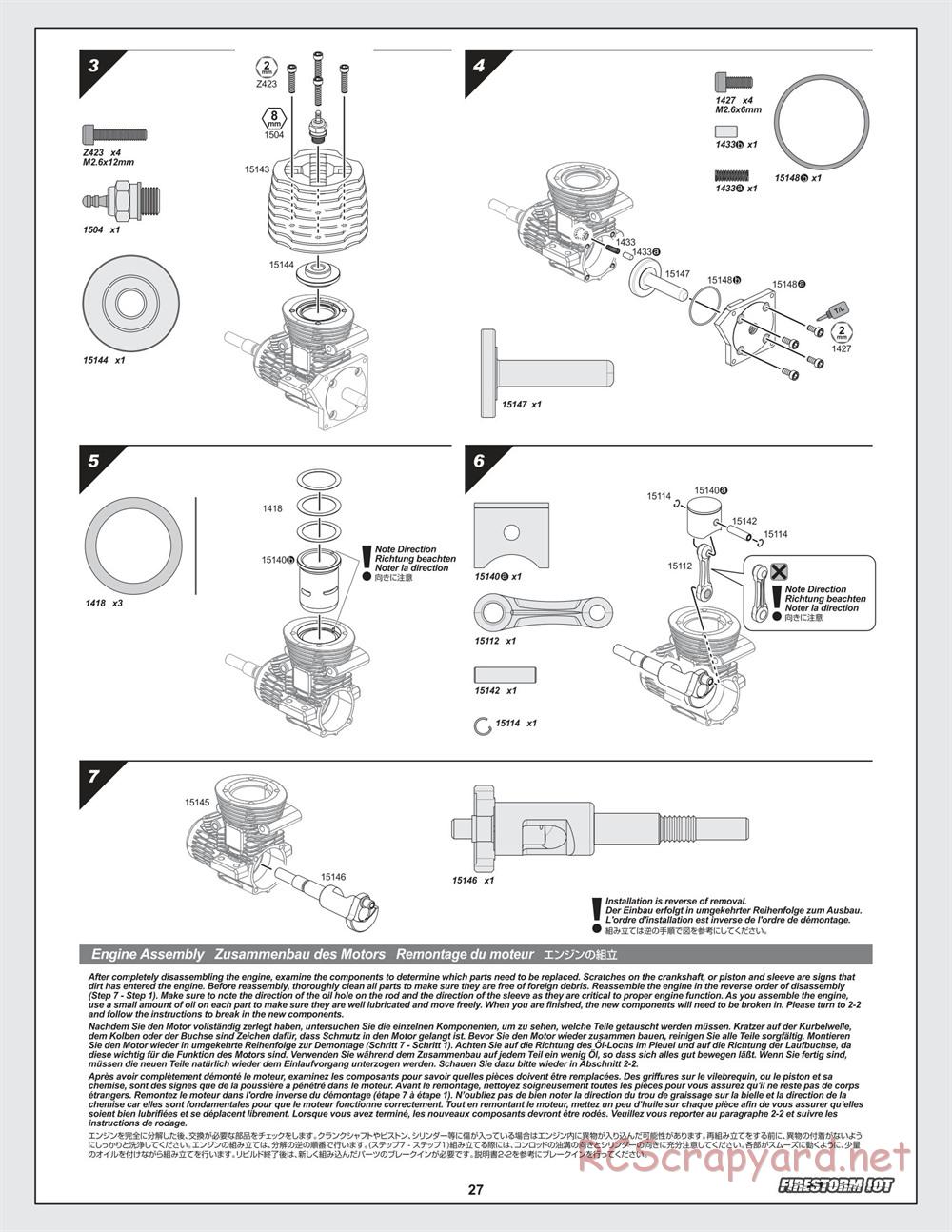 HPI - Firestorm 10T - Manual - Page 27