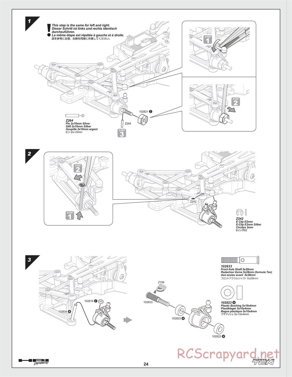 HPI - F10 - Formula Ten - Manual - Page 24