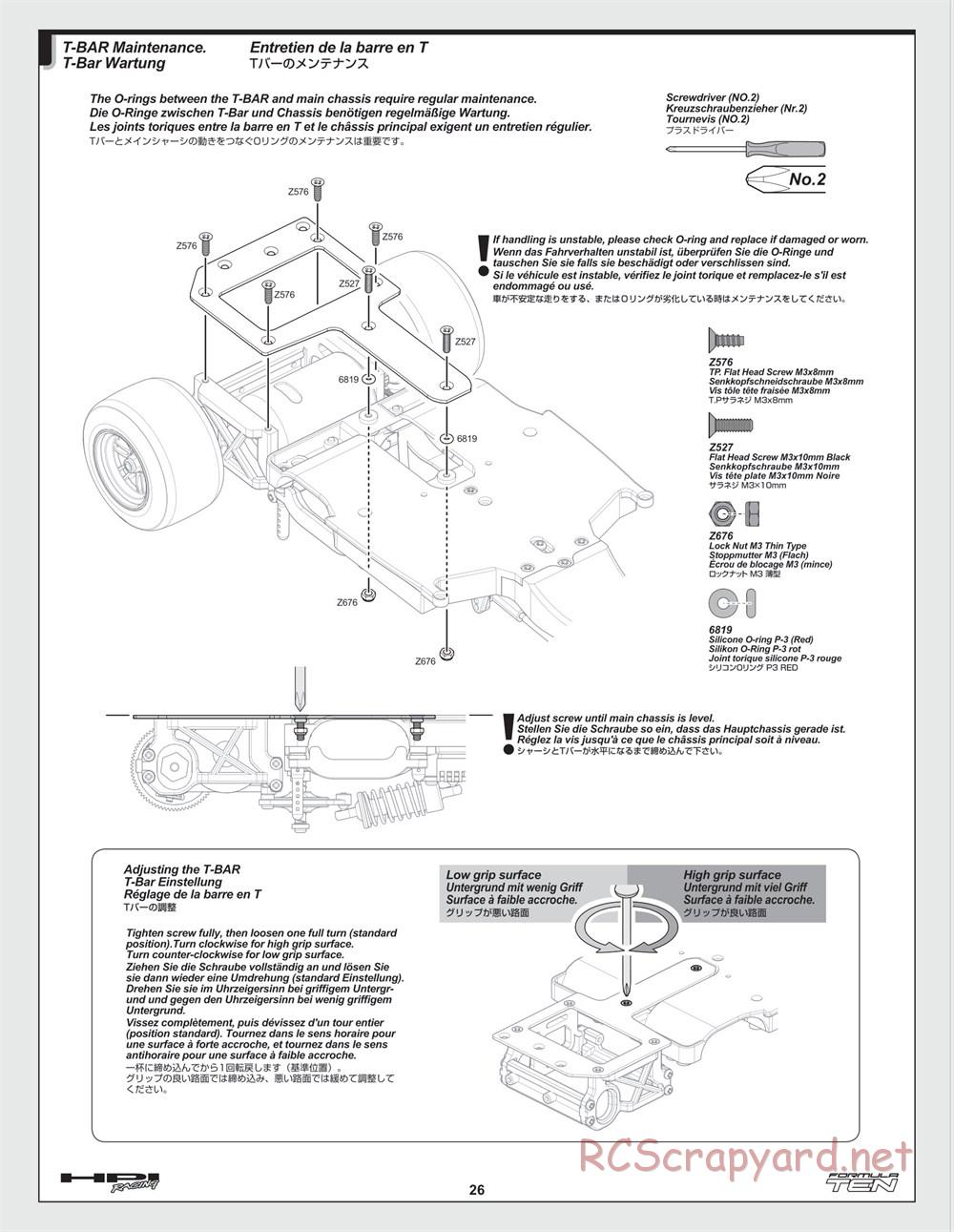 HPI - F10 - Formula Ten - Manual - Page 26