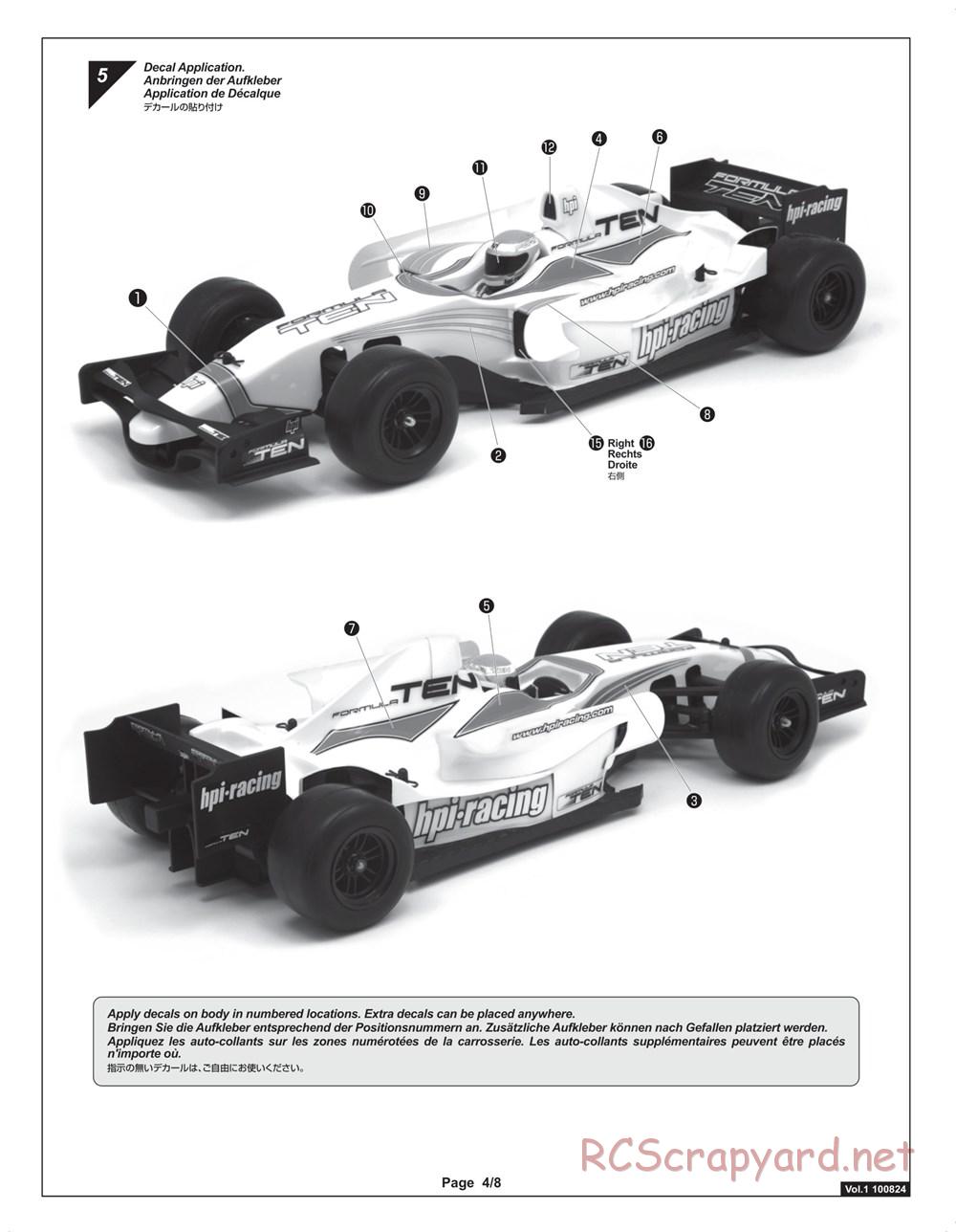 HPI - F10 - Formula Ten - Manual - Page 37