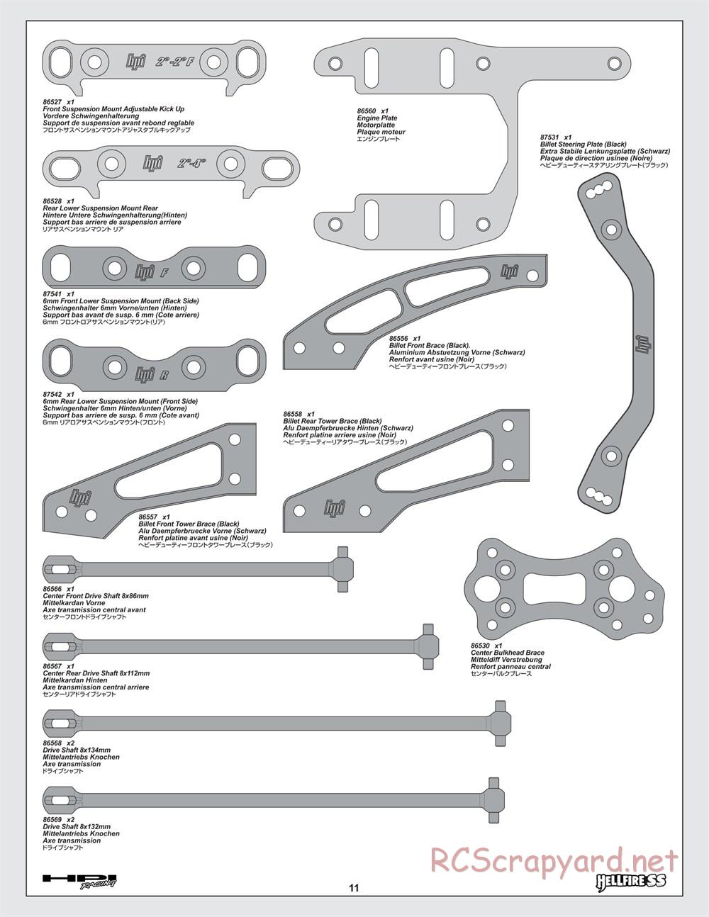 HPI - Hellfire SS - Manual - Page 11