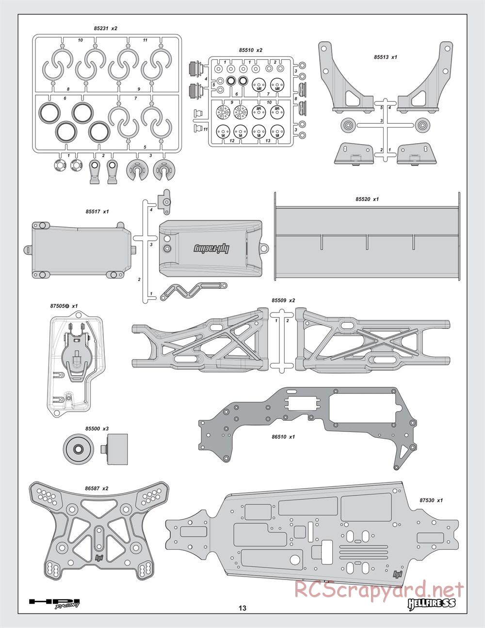 HPI - Hellfire SS - Manual - Page 13