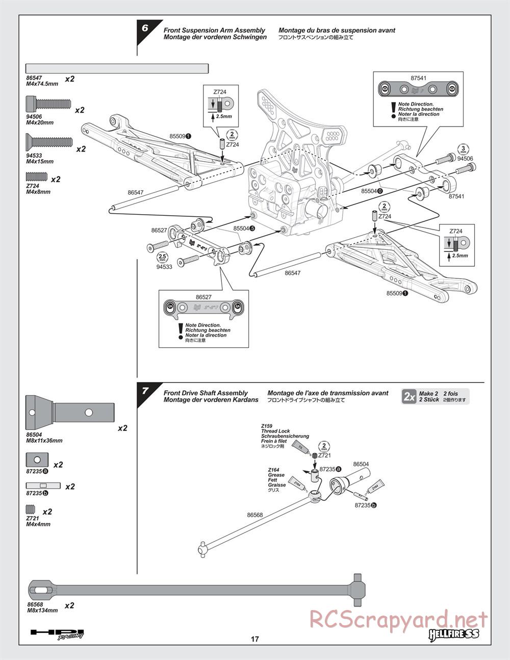 HPI - Hellfire SS - Manual - Page 17