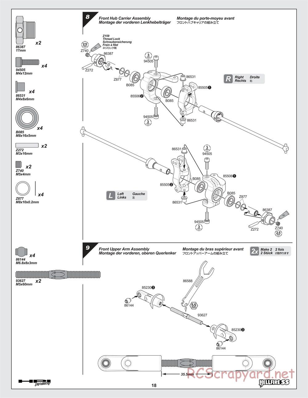 HPI - Hellfire SS - Manual - Page 18