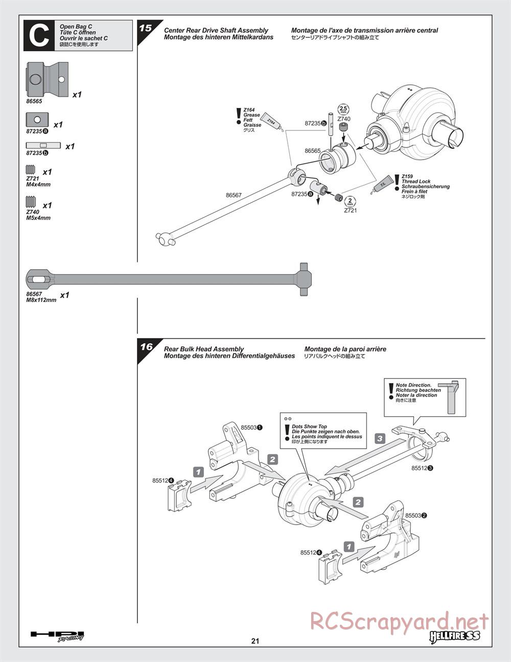 HPI - Hellfire SS - Manual - Page 21