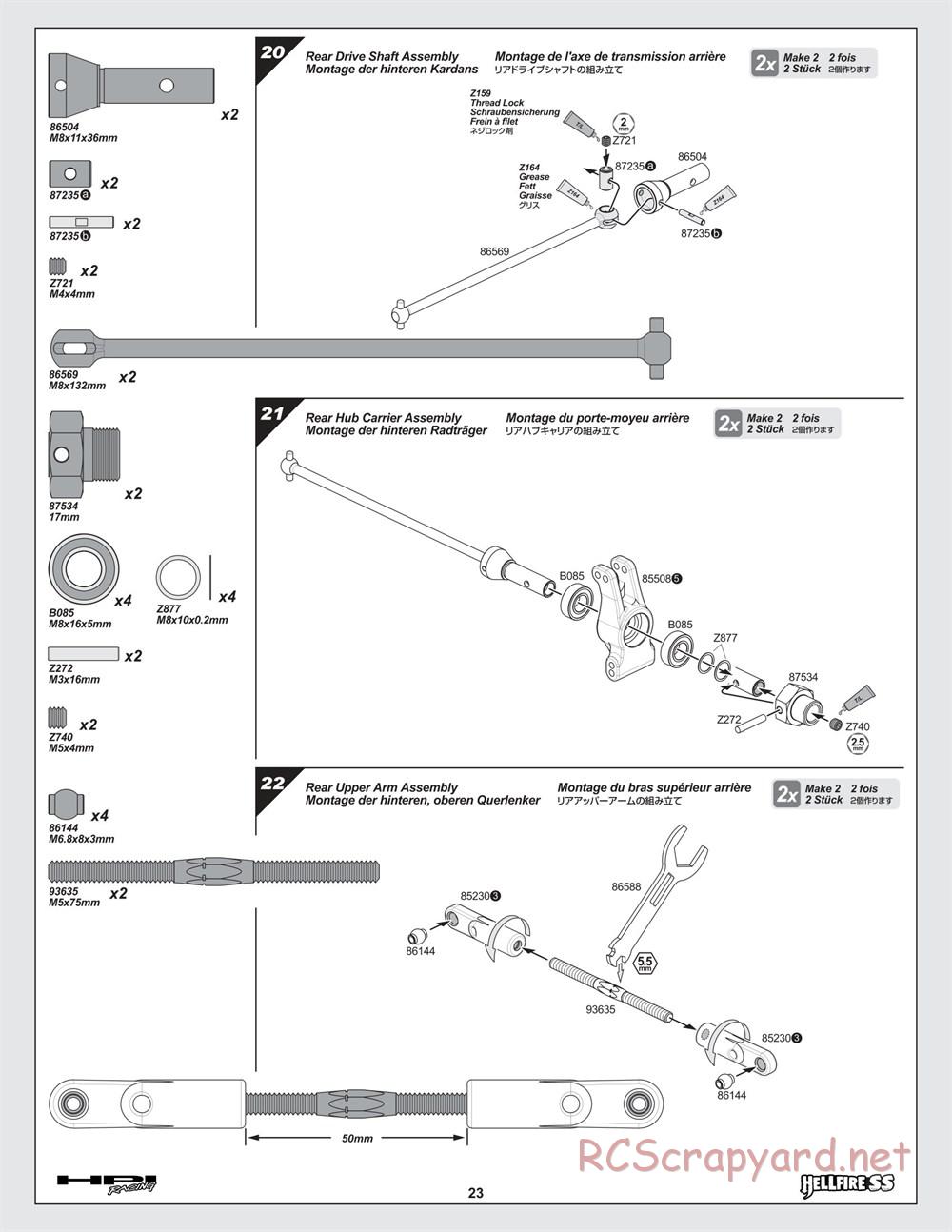 HPI - Hellfire SS - Manual - Page 23