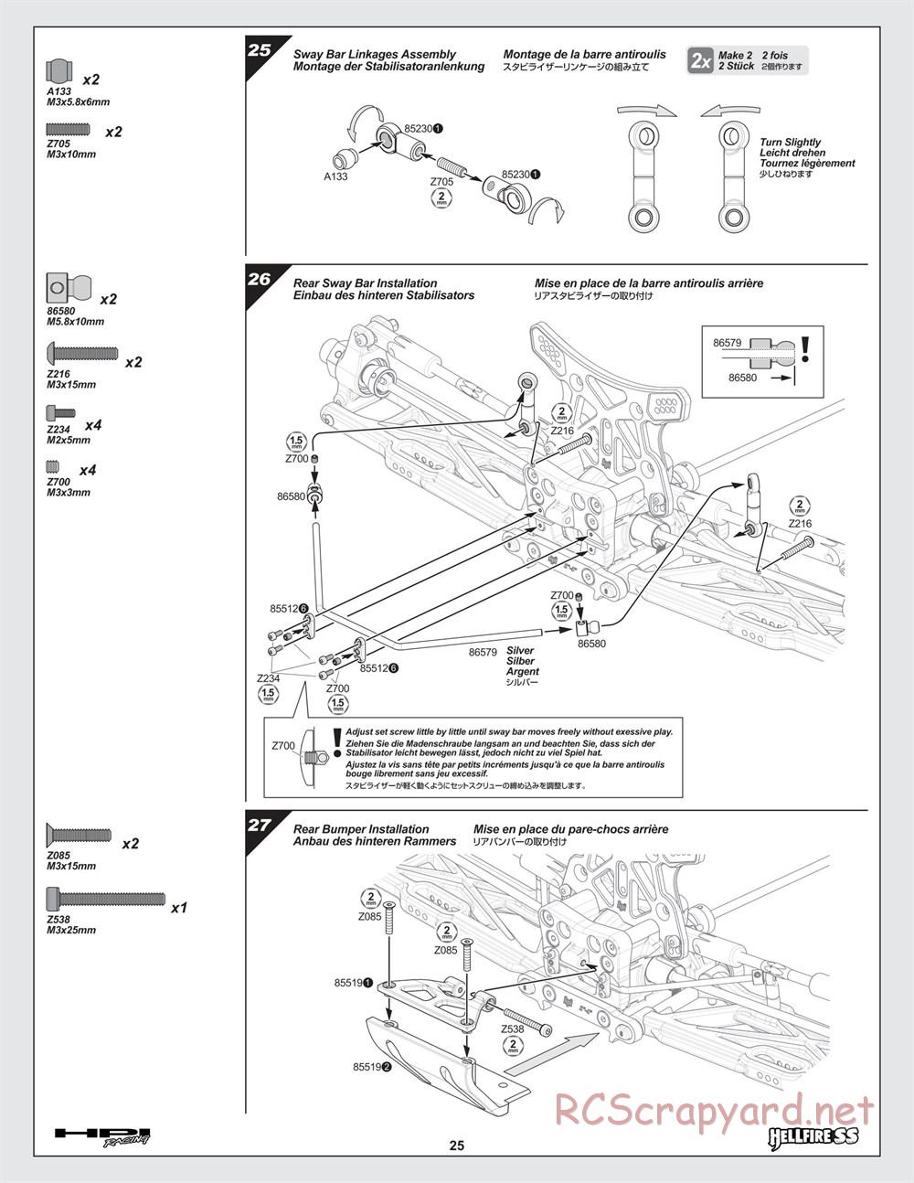 HPI - Hellfire SS - Manual - Page 25